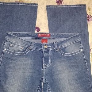 Medium wash color jeans